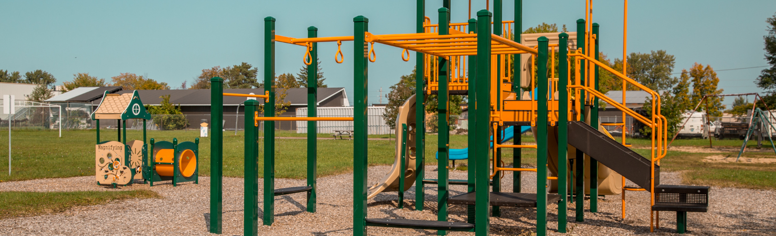 A play structure at Pleasant View Park.