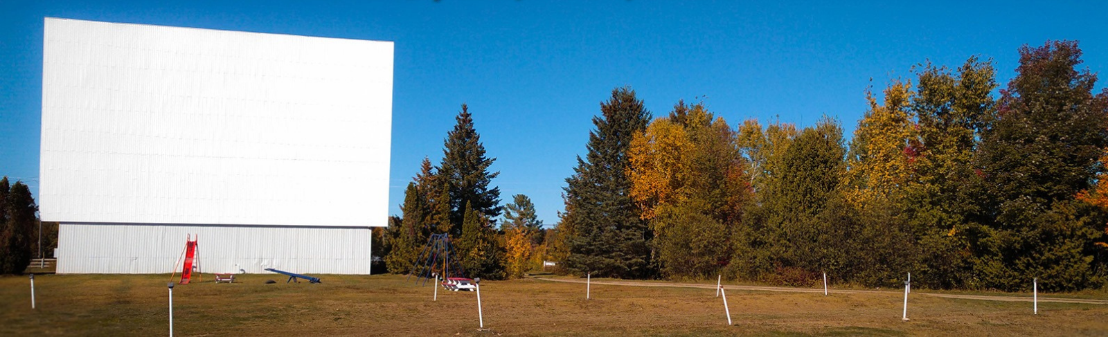 Skylight Drive-In during the fall.