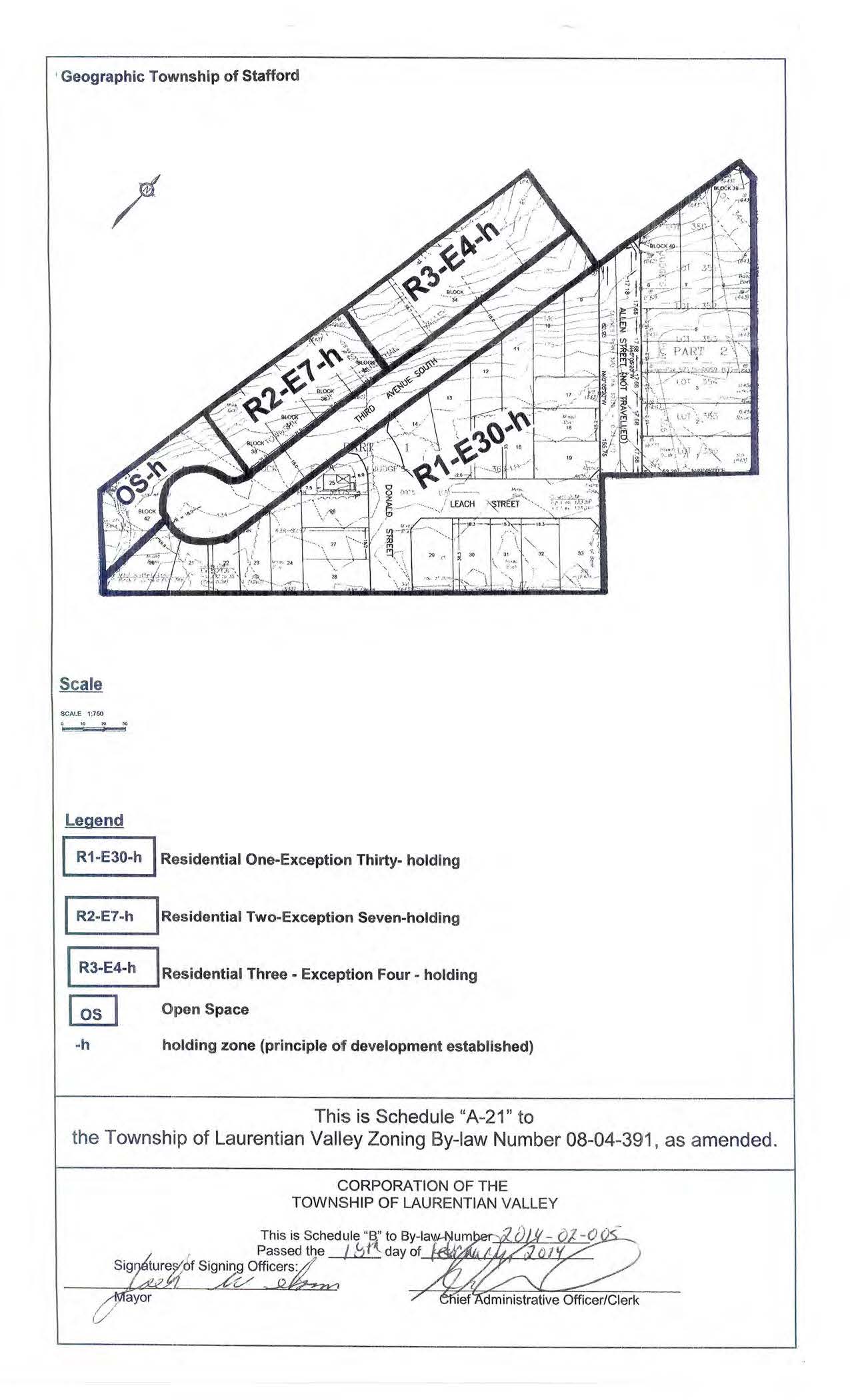 Schedule A5, Geographic Stafford Village map page 2.