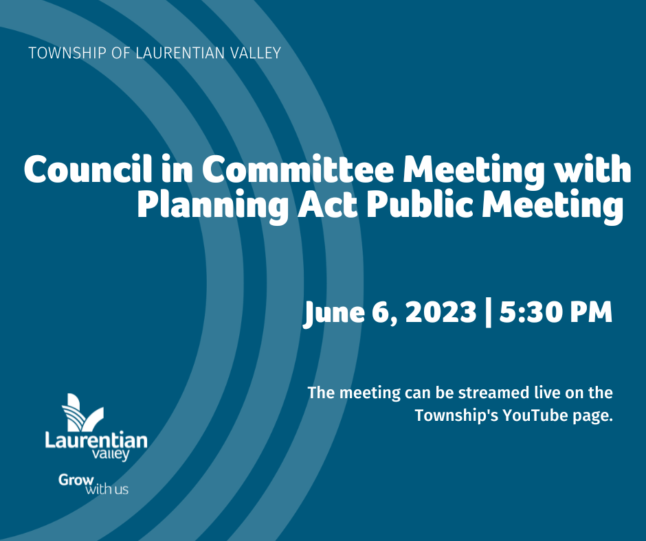 Graphic with details about the June 6, 2023 Council in Committee meeting.