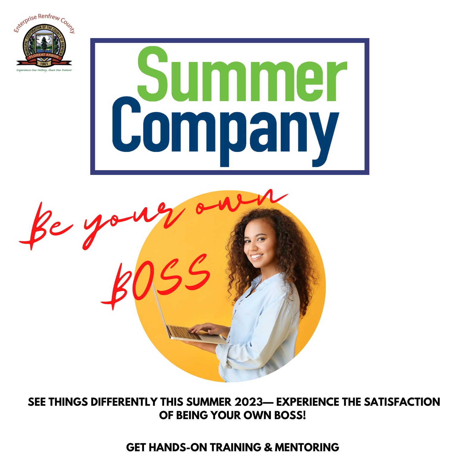 Summer Company 2023 Do you want to be your own boss this summer