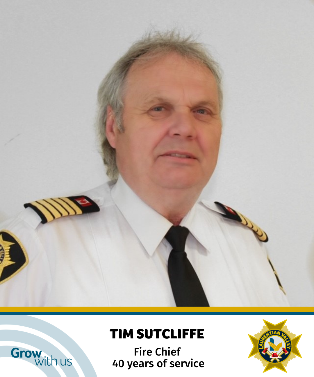 Tim Sutcliffe, Fire Chief headshot.