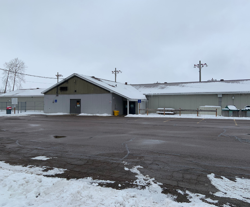 Exterior shot of the recreation centre.